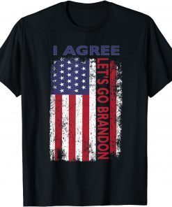 Lets Go Brandon I Agree Us Flag Classic T-Shirt