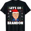 Let's Go Brandon Santa Trump Ugly Christmas Sweater X-mas Classic Shirt
