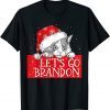 Let's Go Branson Brandon Cat Christmas Pajamas Kitten Xmas Limited Shirt