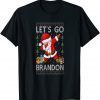 Let's Go Branson Brandon Christmas Lights Xmas T-Shirt