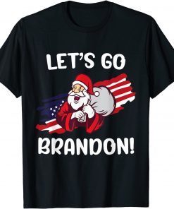 Let's Go Branson Brandon Conservative Santa Claus Christmas Limited Shirt
