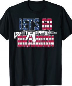 Let's Go Branson Brandon US Flag Merry Christmas Unisex Shirt