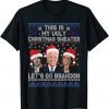 Let's Go Branson Brandon Ugly Christmas Anti-Biden Classic Shirt
