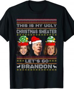 Let's Go Branson Brandon Ugly Christmas Sweater Anti-Biden Limited Shirt