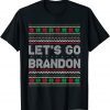 Let's Go Branson Impeach 46 Anti Biden Chant Ugly Christmas Unisex Shirt