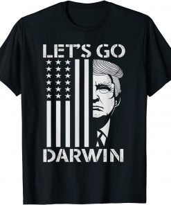 Lets Go Darwin American Flag Vintage Gift Shirt