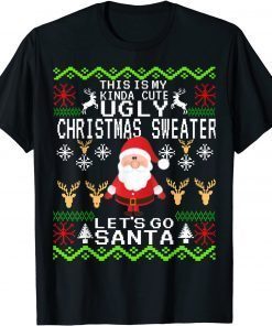 Let's Go SANTA Biden Meme SPIN Christmas Matching Pajama Classic Shirt
