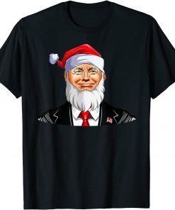 Maga Santa Hat Donald Trump Christmas Santa Costume T-Shirt