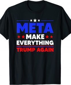Make Everything Trump Again Vintage USA Flag Conservative Unisex Shirt