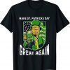 Make St Patrick Day Great Again Trump Drinking Beer Classic Shirt