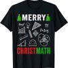 Math Christmas Shirt Merry Christmas Math Teacher Classic Shirt
