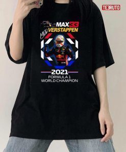 Max Verstappen 2021 Formula 1 World Champion Limited Shirt