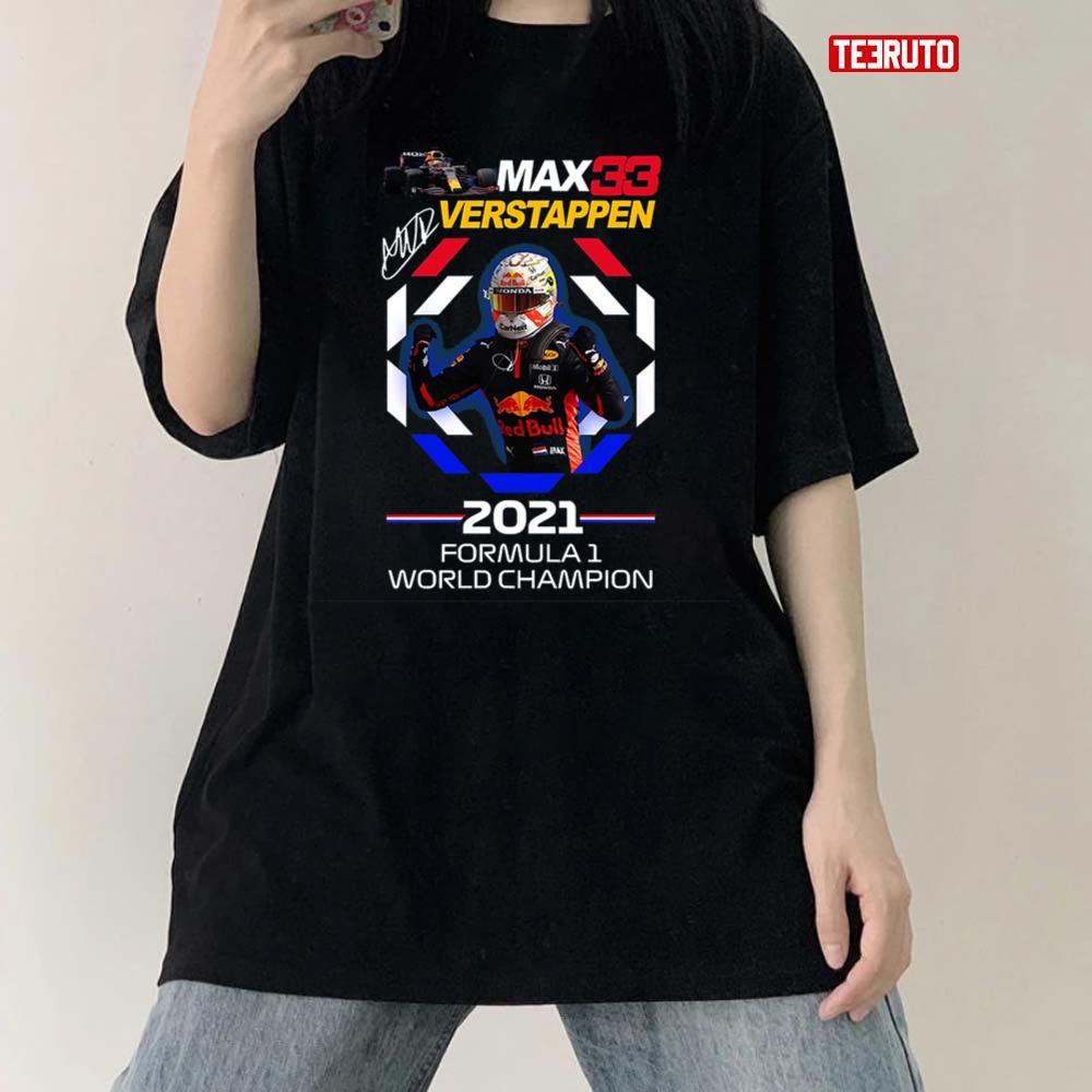 Max Verstappen 2021 Formula 1 World Champion Limited Shirt - ShirtsOwl  Office
