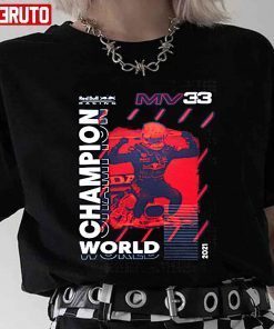 Max Verstappen Champion 2021 Gift Shirt