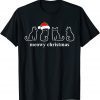 Meowy Catmas Cat Christmas Cute Kitten Cats Santa Hat Xmas Limited Shirt