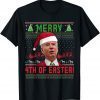 Merry 4th Of Easter Christmas Ugly Sweater Joe Biden Classic Shirt