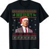 Merry 4th Of Easter Xmas Biden Ugly Christmas T-Shirt