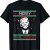 Merry 4th Of Juneteenth Biden Ugly Christmas Sweater Gift Shirt