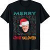 Merry Biden 4th Of Halloween Ugly Christmas Sweater Unisex Shirt