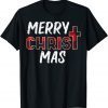 Merry Christ Mas Christian Jesus Christmas PJs Xmas Pajamas Limited Shirt