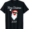 Merry Christmas 2021 Laughing Santa T-Shirt