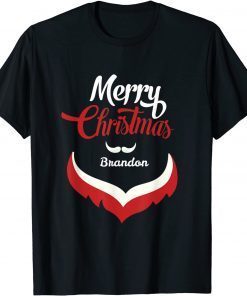 Merry Christmas Bransdon Brandon Christmas Santa cool Beard 2022 Shirt