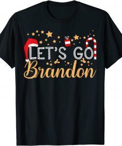 Merry Christmas Let's Go Branden Brandon Conservative T-Shirt