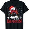 Merry Christmas Let's Go Branson Brandon Santa Hat Unisex Shirt