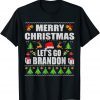 Merry Christmas Let's go Branson Brandon Anti Biden Ugly Unisex Shirt
