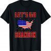 Merry Christmas Let's go Branson Brandon Buffalo Plaid Gift Shirt