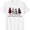 Merry Christmas Plaid Leopard Buffalo Christmas Tree T-ShirtMerry Christmas Plaid Leopard Buffalo Christmas Tree T-Shirt