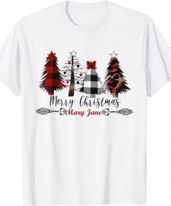 Merry Christmas Plaid Leopard Buffalo Christmas Tree T-ShirtMerry Christmas Plaid Leopard Buffalo Christmas Tree T-Shirt