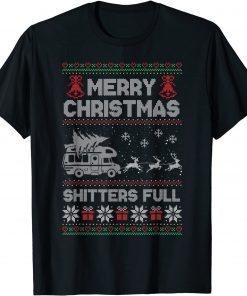 Merry Christmas Shitter Sweater Was Full Xmas Pajama Gift Shirt