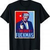 Merry Fuckmas Trump Poster Anti Biden Xmas Classic Shirt