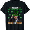 Merry St.Patrick Day Trick Or Treat Santa Joe Ugly Christmas Classic Shirt