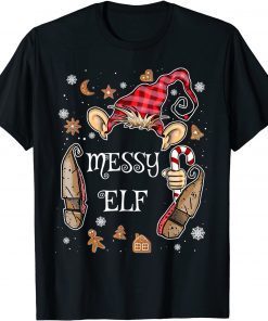 Messy Elf Family Christmas Matching Squad 2022 Shirt