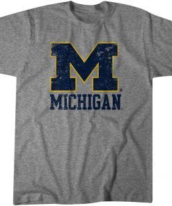 Michigan Gray Block M Classic Shirt