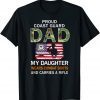 My Daughter Wears Combat Boots-Proud Coast Guard Dad Army Classic Shirt