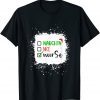 Naughty Nice Nurse Christmas Xmas Nursing Costume Bleached Unisex Shirt