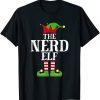 Nerd Elf Family Matching Christmas Group Elf Pajama Gift Shirt