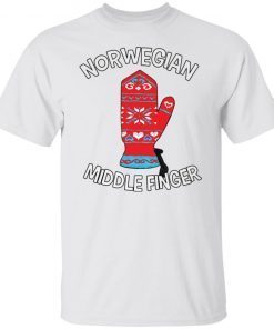 Norwegian middle finger Gift shirt