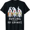 Nursing With My RN Gnomies of Nurse Gnome Scrubs T-Shirt