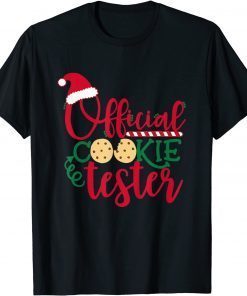 Official Cookie Tester Shirt Baking Crew Matching Christmas Gift Shirt