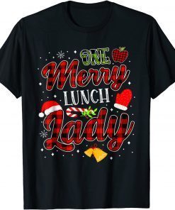 One merry Lunch Lady Christmas Xmas Classic Shirt