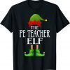 PE Teacher Elf Xmas Family Matching Christmas Pajama Limited Shirt