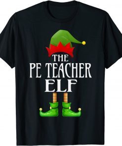 PE Teacher Elf Xmas Family Matching Christmas Pajama Limited Shirt