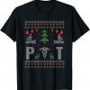 PT Physical Therapist Ugly Christmas Sweater Therapy Medical T-Shirt