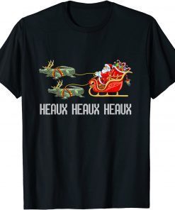 Pajama Santa Alligator Reindeer Heaux Heaux Heaux Christmas Classic Shirt
