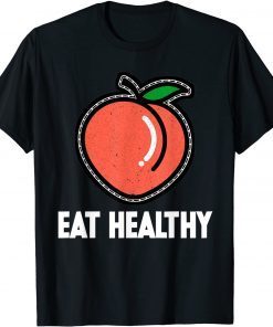 Peach Eat Healthy Valentine's Day Limited Shirt