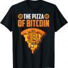 Pizza of Bitcoin Retro BTC Cryptocurrency Blockchain Crypto Official Shirt
